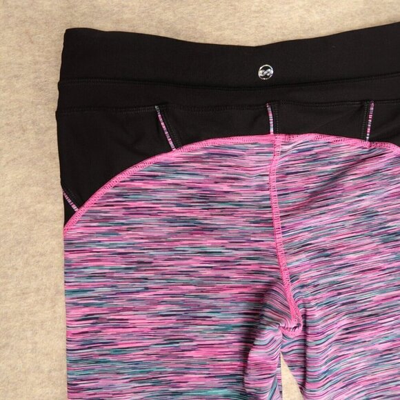 ABS Leggings Compression Heather Pink Yoga Allen Schwartz Women's Size Medium - Picture 7 of 12